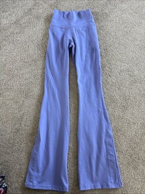 High-Rise Lavender Flare Leggings